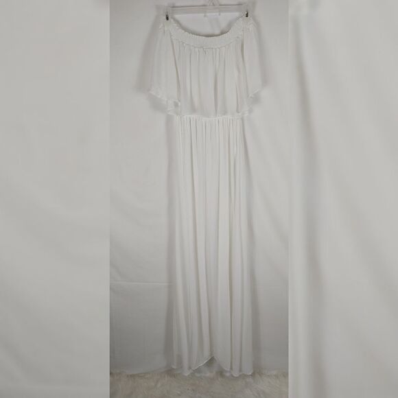 Show Me Your Mumu Hacienda White Maxi Dress Women' - Picture 3 of 9